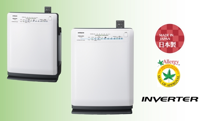 Máy lọc không khí Hitachi EP-P50J 240 (WH) chứng nhận Allergy UK