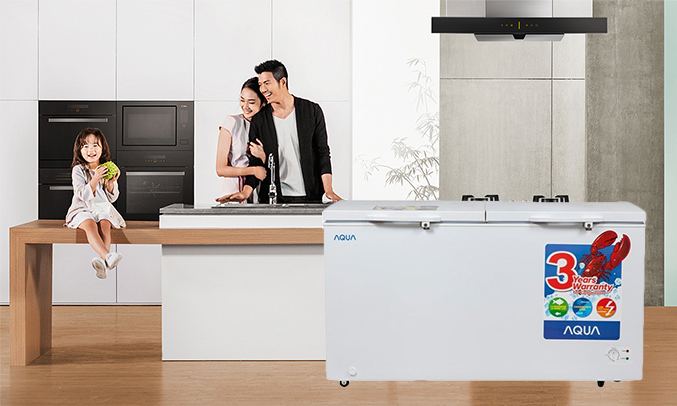 Tủ đông Aqua 2 ngăn AQF-R490 an toàn