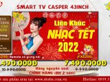 SMART TIVI CASPER 43INCH GIẢM GIÁ MẠNH CUỐI NĂM TẠI ĐIỆN MÁY ABABA