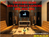 CÁCH BẢO QUẢN DÀN ÂM THANH KARAOKE MÙA MƯA BÃO