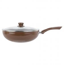 Chảo Nhôm Chống Dính Sâu Lòng Có Nắp Kính KG919M Kangaroo