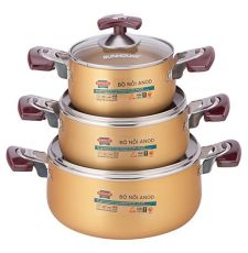 Bộ nồi anod SUNHOUSE SH6634