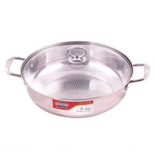 Nồi Lẩu Inox Vung Kính Sunhouse SHGP30G