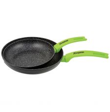 Bộ 2 Chảo Vân Đá Đáy Từ Kangaroo KG914