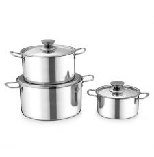  Bộ Nồi Inox 1 Đáy Sunhouse SH114