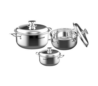  Bộ NồI Inox 3 Đáy Sunhouse SH331