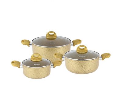 Bộ Nồi Nhôm Vân Đá Đáy Kangaroo KG991M