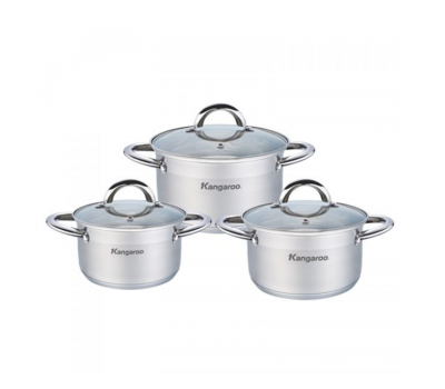 Bộ nồi inox Kangaroo KG878
