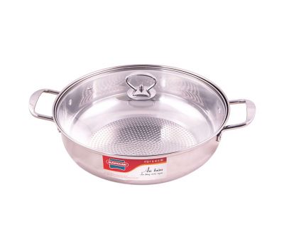 Nồi Lẩu Inox Vung Kính Sunhouse SHGP30G