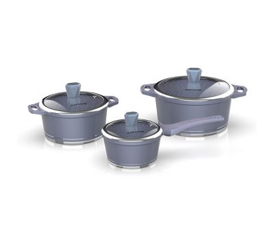 Bộ Nồi Quánh Vân Đá Đáy Từ Sunhouse SHG2003MMA 