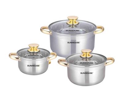 Bộ nồi inox 5 đáy SUNHOUSE SH781